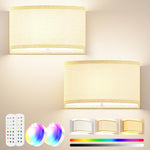 Battery Operated Wall Sconce with RGB color changing and remote control – HUDYOGY