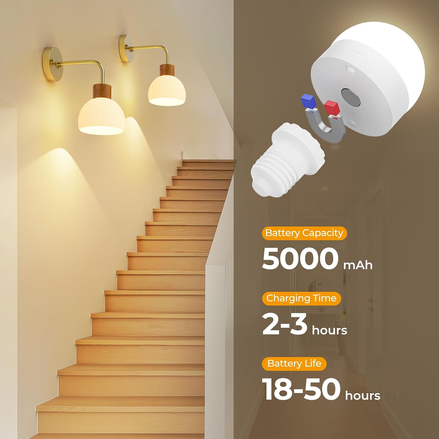 Glass Battery Operated Wall Sconces Set of 2, Rechargeable Wall Lamp with Remote, 12 Colors Dimmable Wireless Sconces Wall Decor Set of 2 with Timer for Bedroom Living Room (Gold, 2 Pack)