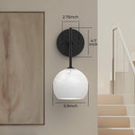 Rechargeable Filament Glass Wall Lamp with RGB and CCT lighting – HUDYOGY, image 6