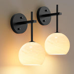 Rechargeable Filament Glass Wall Lamp with RGB and CCT lighting – HUDYOGY