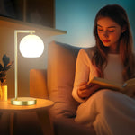 Wireless Table Lamp in Frosted Glass with RGB color changing and CCT lighting – HUDYOGY, image 6