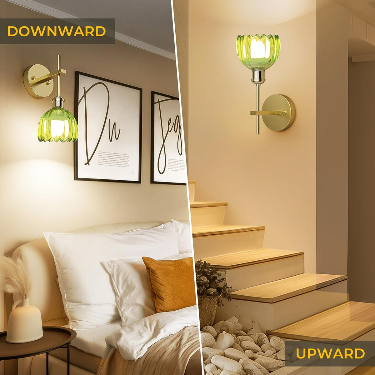 Rechargeable Wall Lamp with RGB color changing and CCT lighting – HUDYOGY, image 3