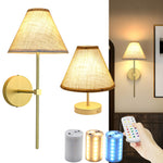 Rechargeable Wall Sconce with RGB color changing and dimmable lighting – HUDYOGY