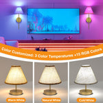 Rechargeable Wall Sconce with RGB color changing and dimmable lighting – HUDYOGY, image 3