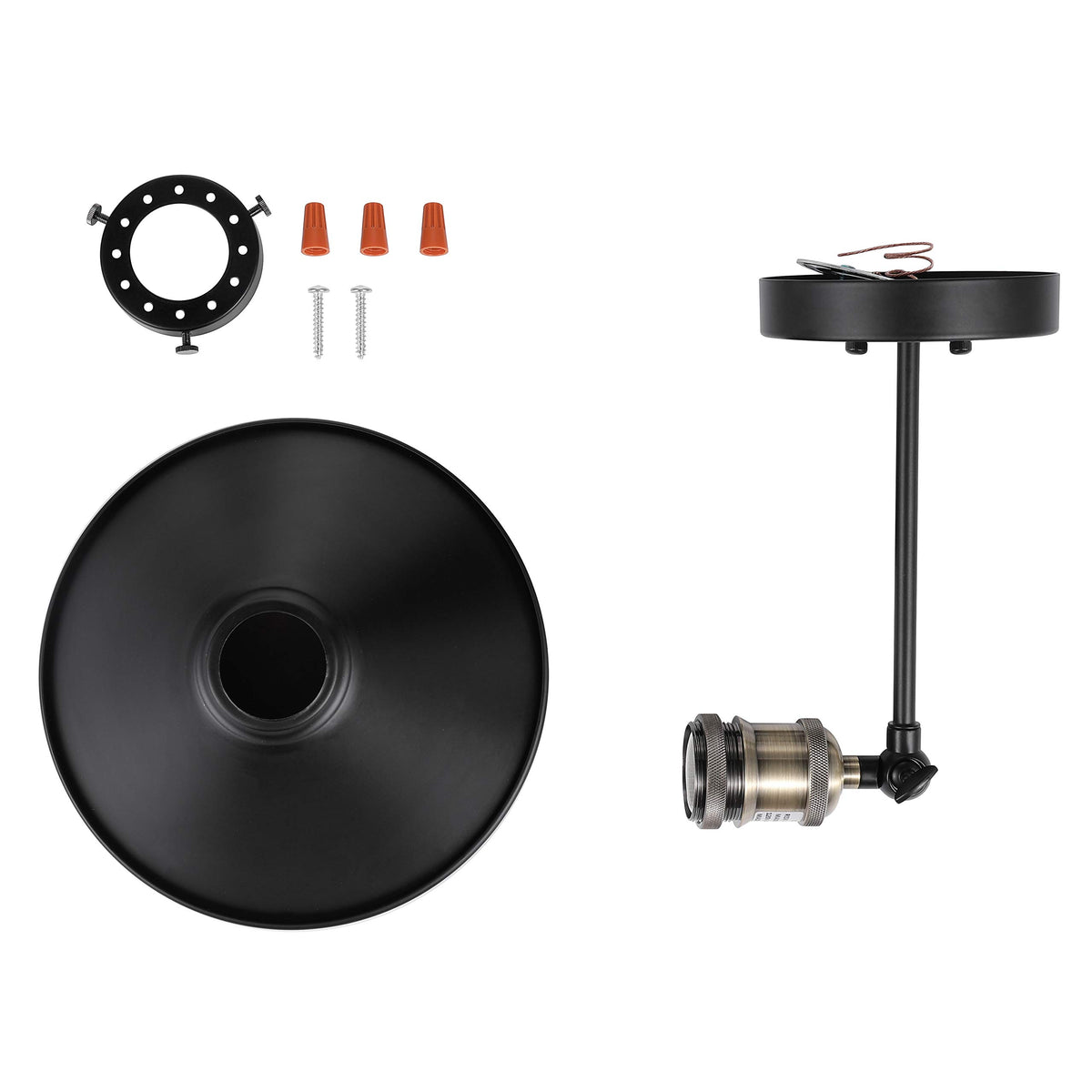 Hardwired Wall Sconce in Black – HUDYOGY, image 4