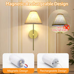 Rechargeable Wall Sconce with RGB color changing and dimmable lighting – HUDYOGY, image 6